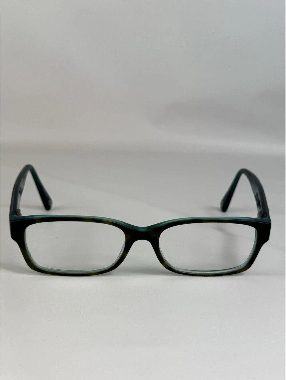 Coach Brooklyn HC 6040 5116 Dark Tortoise Teal Eyeglasses Frames 52-16 135